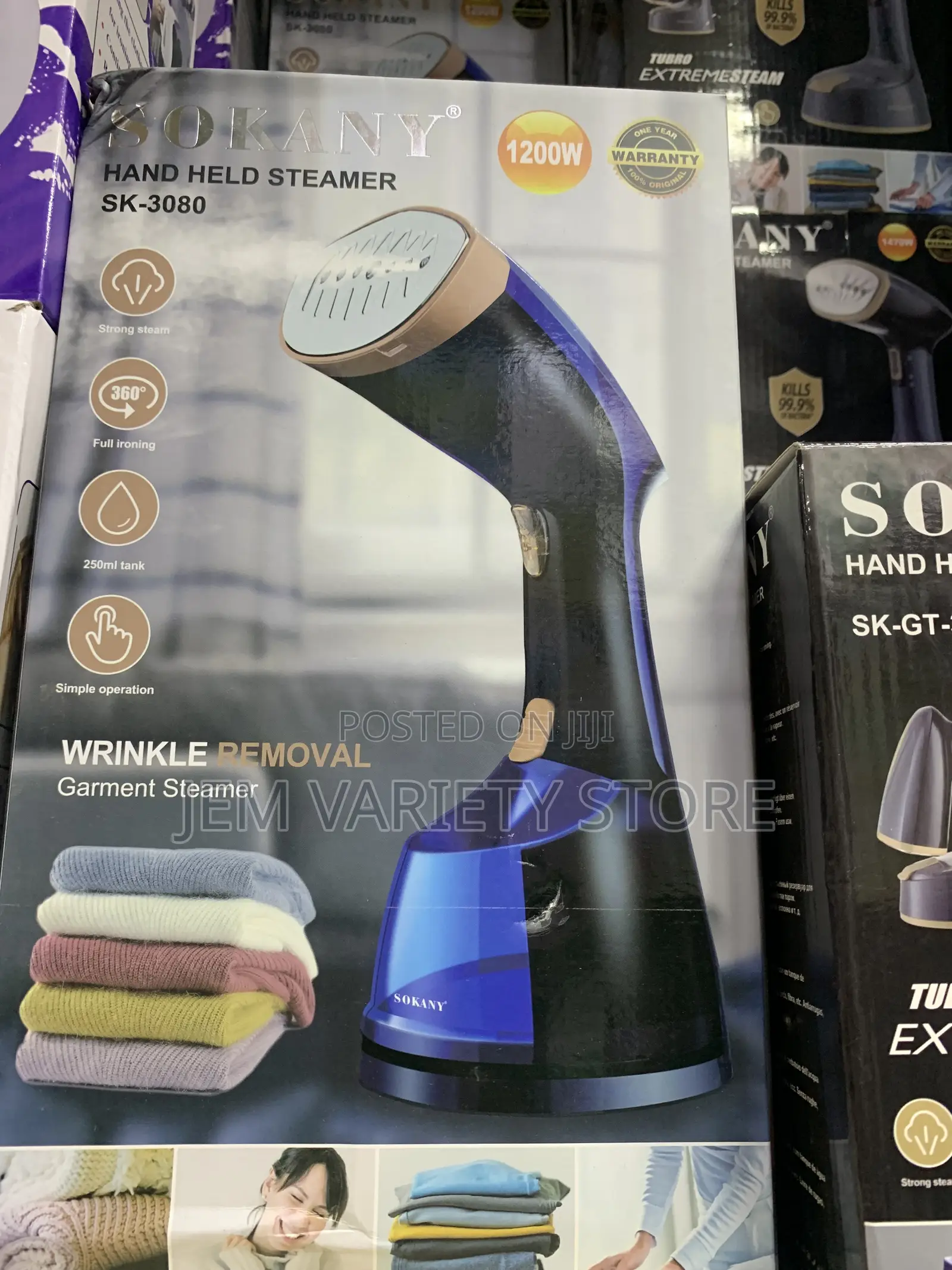 3080 Sokany Garment Steamer