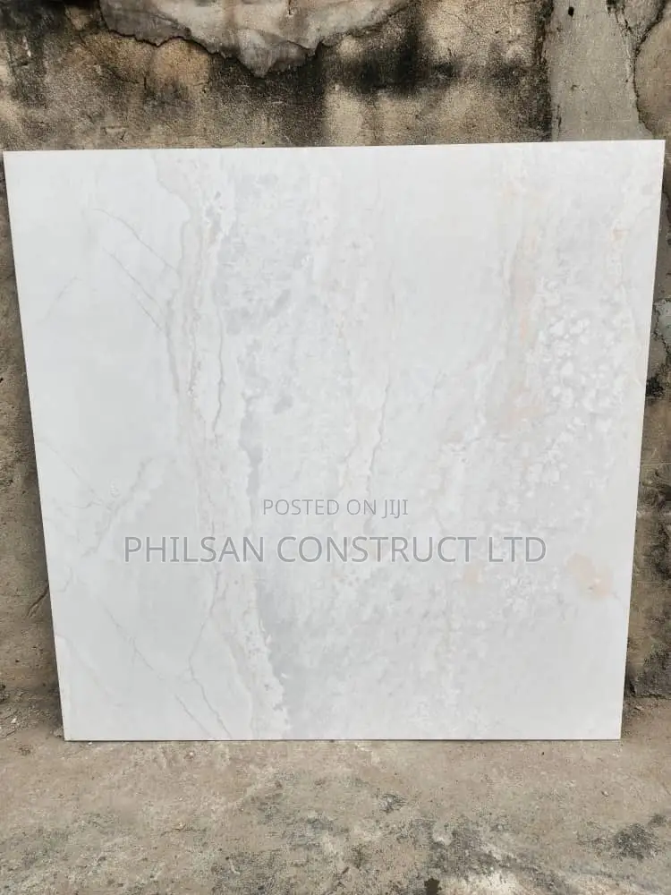 High-Quality 60x60 White Crystal Marble-Design Porcelain Tiles