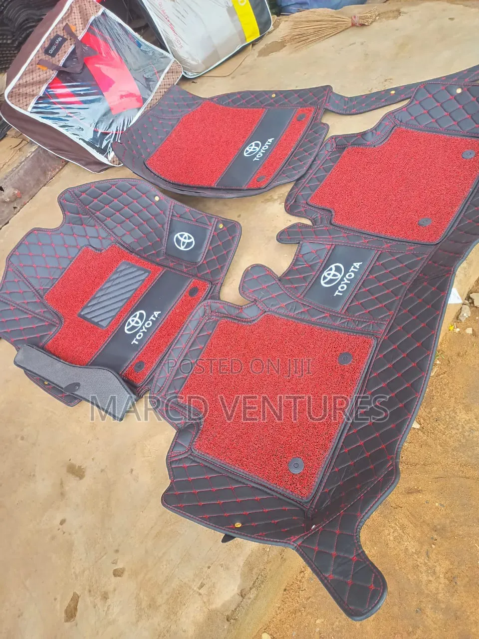 3layer-Double Fully Surounded Customize Floor Mats.
