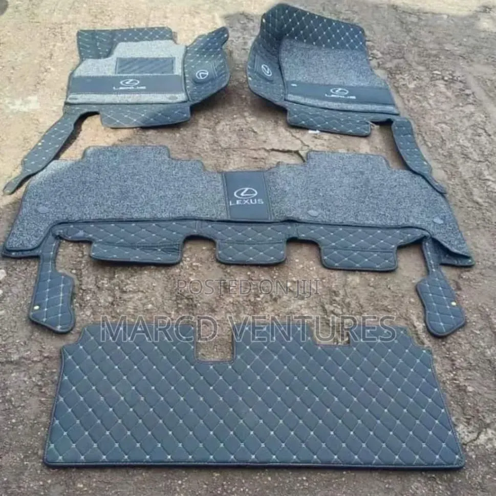 3layer-Double Fully Surounded Customize Floor Mats.
