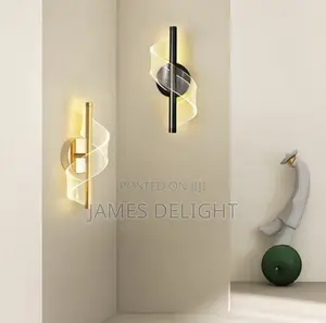 Spiral Acrylic Modern Led Wall Sconce Lamp