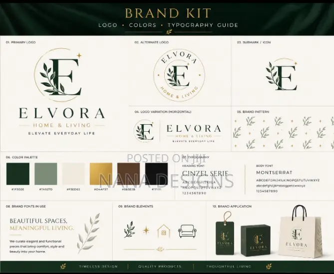 Complete Brand Kits: Logo Colors And Typography Guide