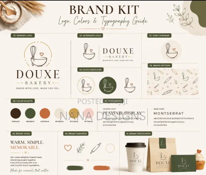 Complete Brand Kits: Logo Colors And Typography Guide