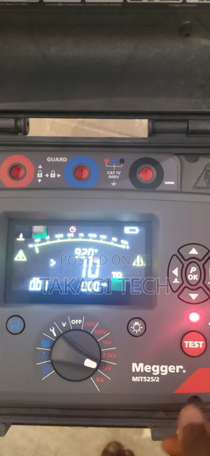 Mit525/2 5kv Insulation Resistance Tester