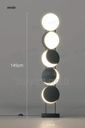 Moon Phases Floor Lamp - Three-Colour Changing Light