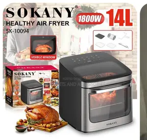 Sokany 14liters Airfryer Sk-10094 + Free Delivery Today Only