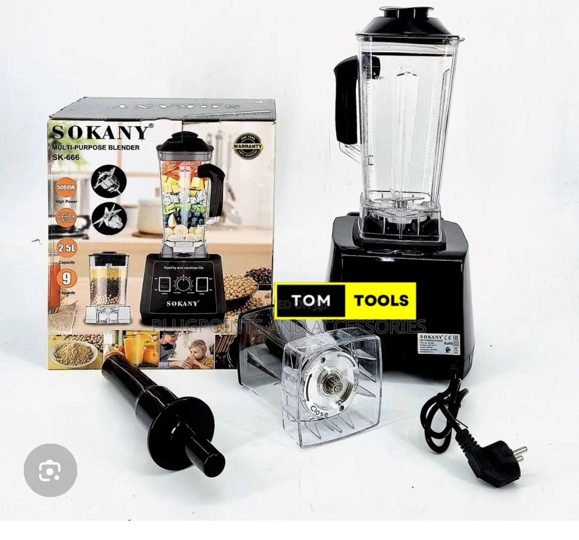 Sokany Multi Purpose Blender 5000w + Free Delivery Today Only