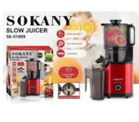 Sokany Slow Juicer Sk01009 + Free Delivery Today Only