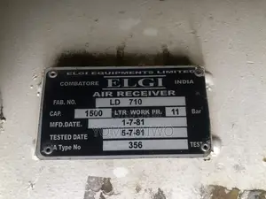 Elgi 1500l Air Tank