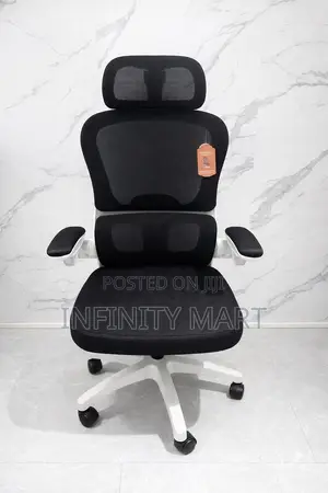 White Prime Seat Ergonomic Chair.