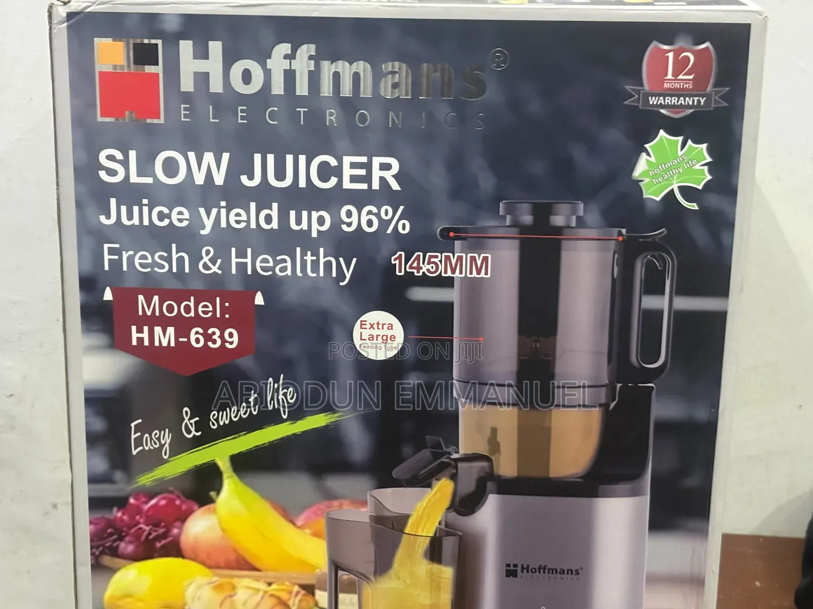 Hoffmans Slow Juicer - Hm 639