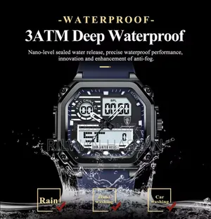 Poedagar 3 Atm Deep Waterproof Luminous