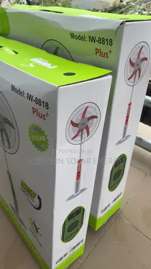 Rechargeable Solar Fan