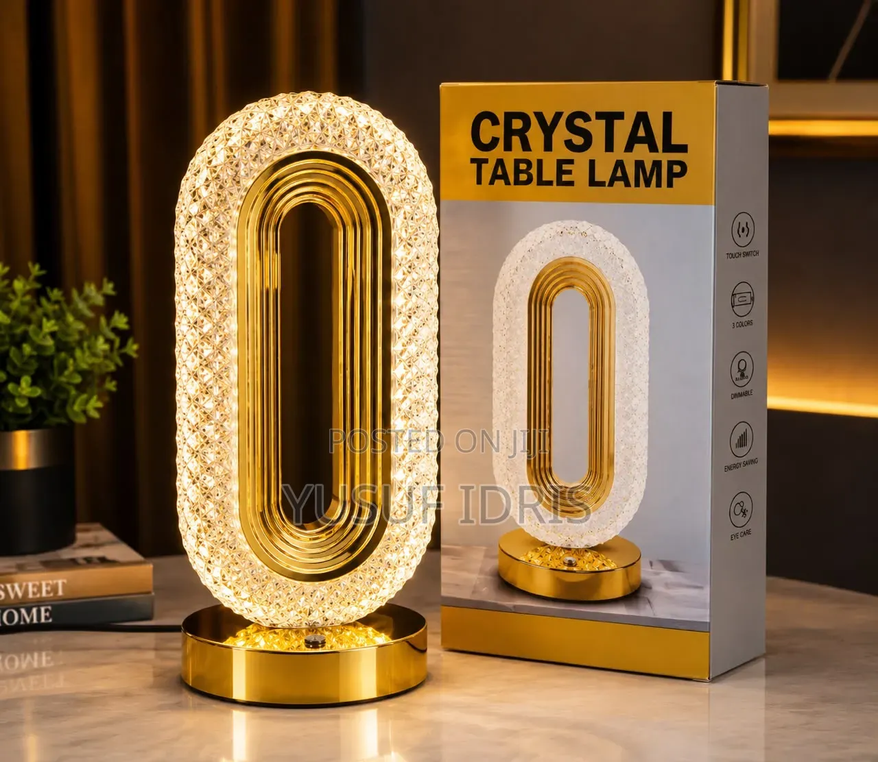 Crystal Table Lamp