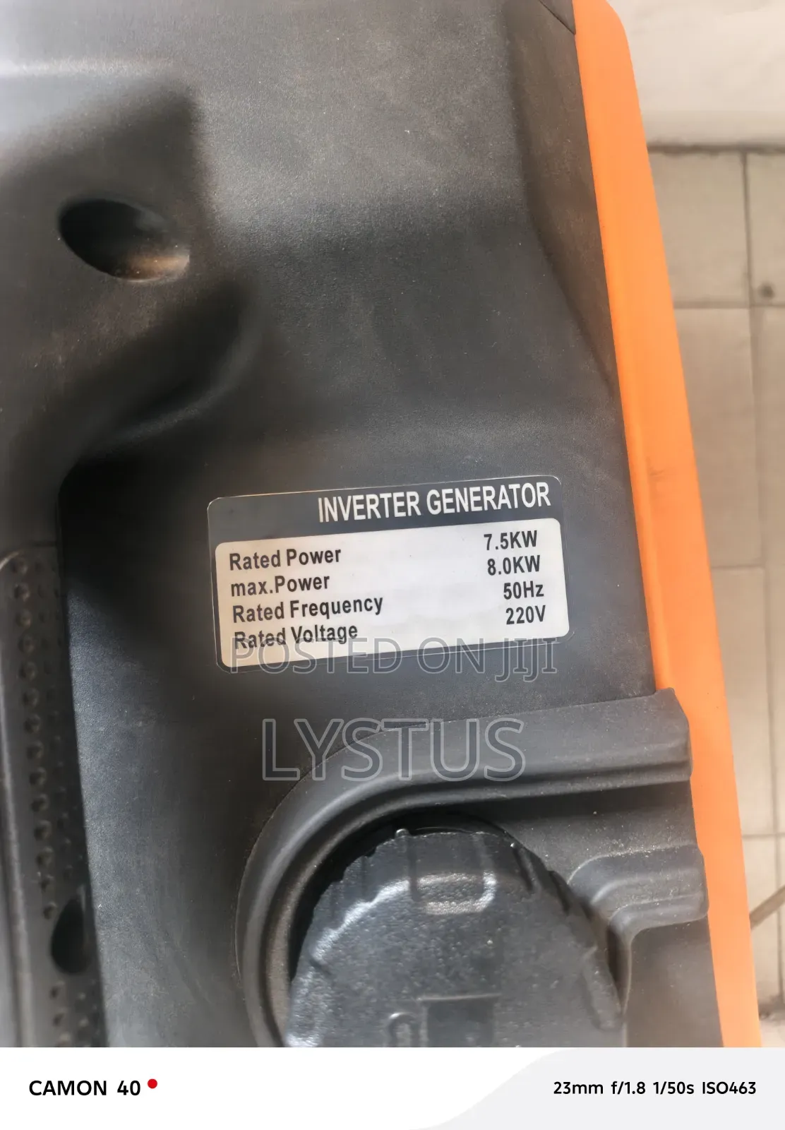 7.5kw Inverter Generator