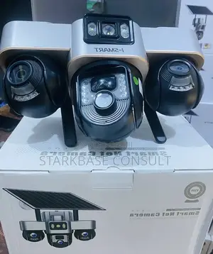 3 Lens Solar PTZ Camera