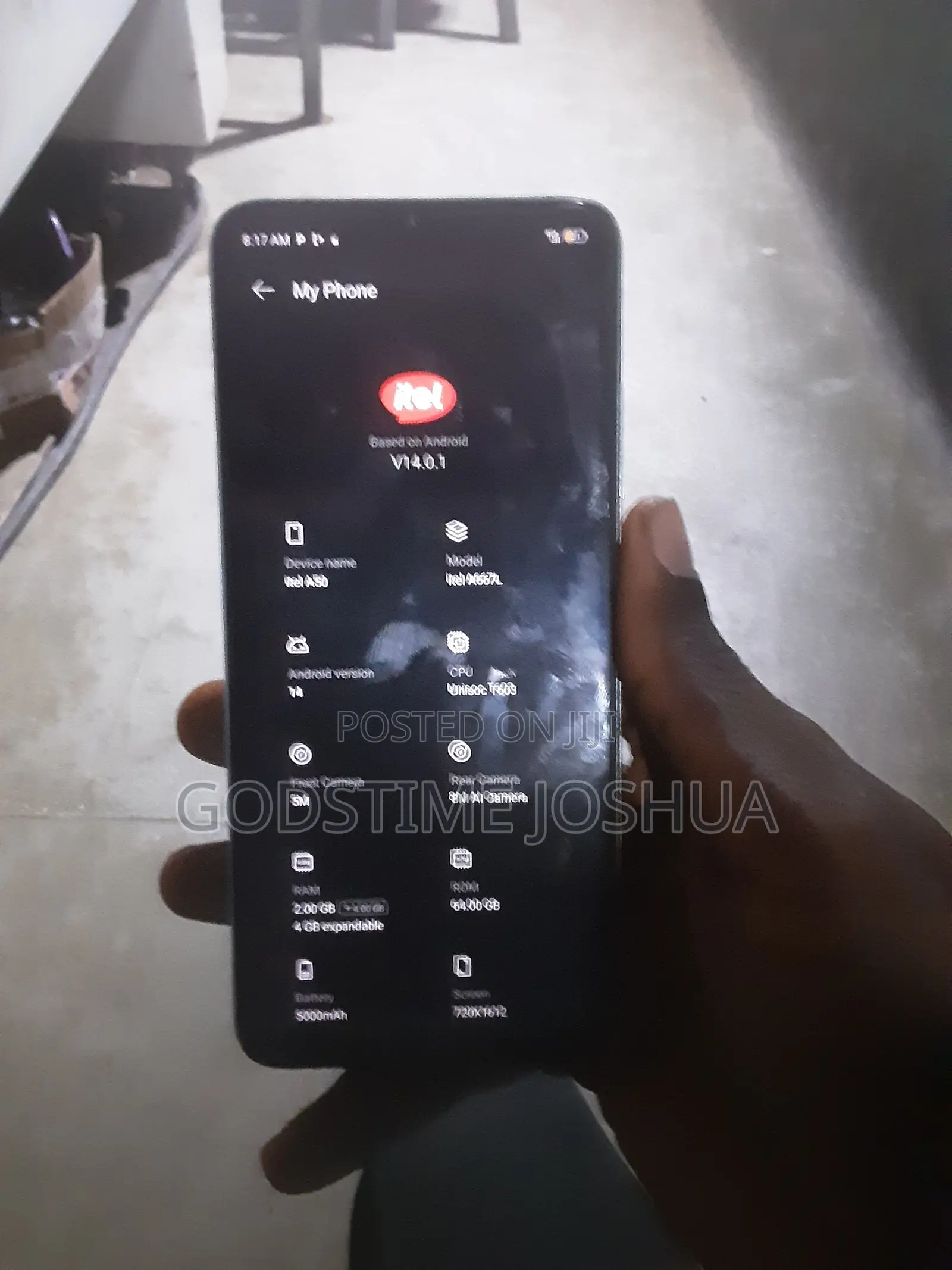 Itel A50 128 GB Silver