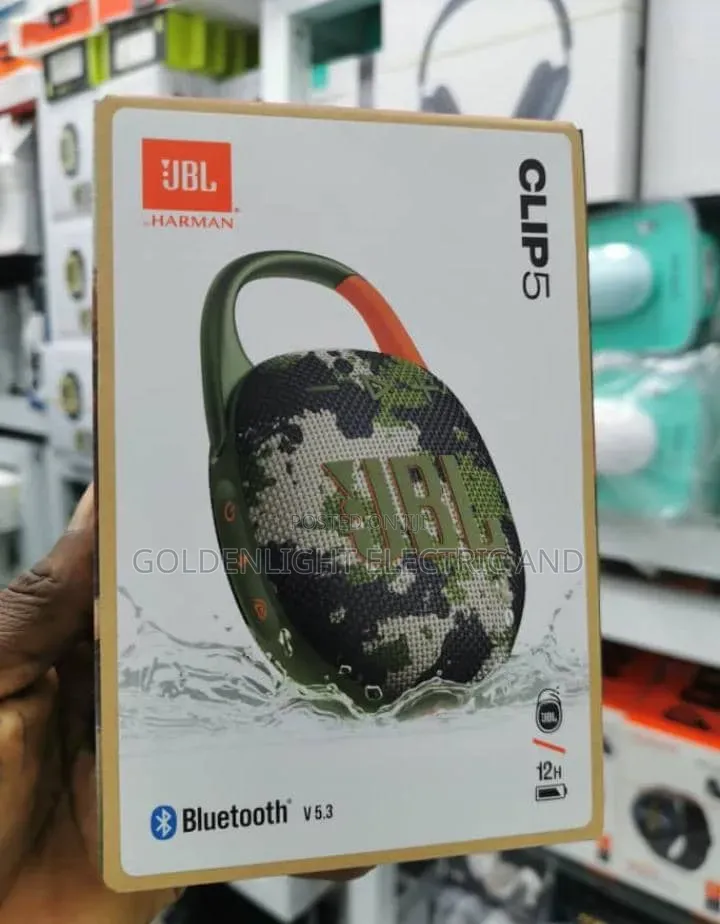 JBL Clip 5 Portable Bluetooth Speaker