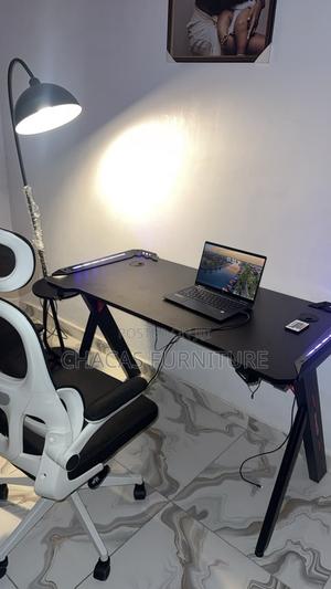 Premium RGB Gaming Desk + Ergonomic Mesh Chair Combo