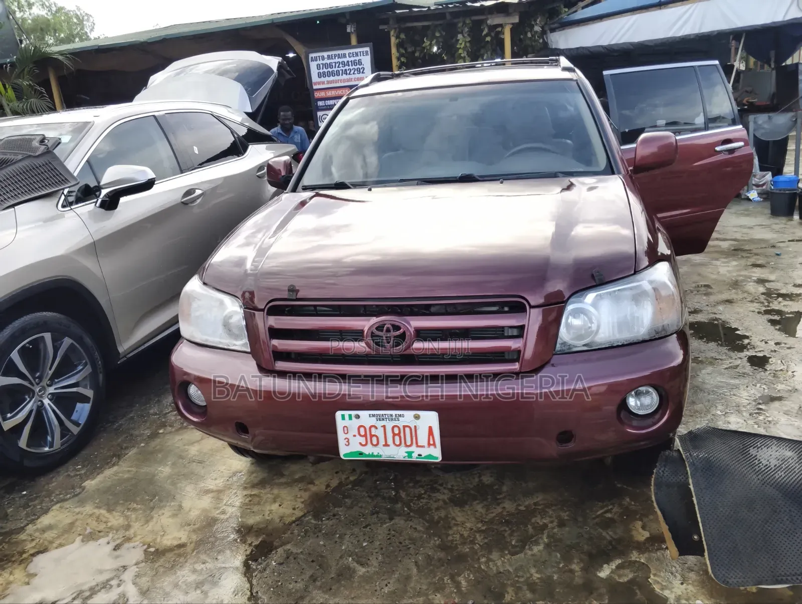 Toyota Highlander 2007 Maroon