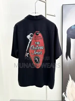 Amiri Culture Black and White Shirt Available