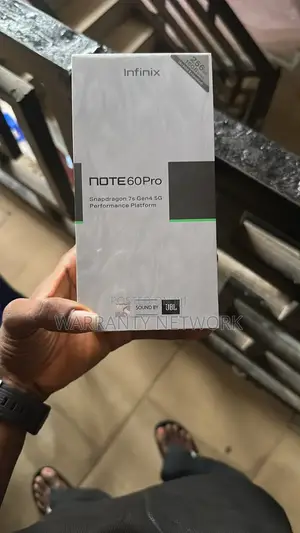 New Infinix Note 60 Pro 256 GB Black