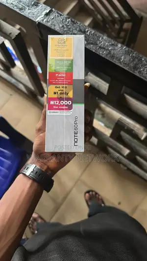 New Infinix Note 60 Pro 256 GB Black