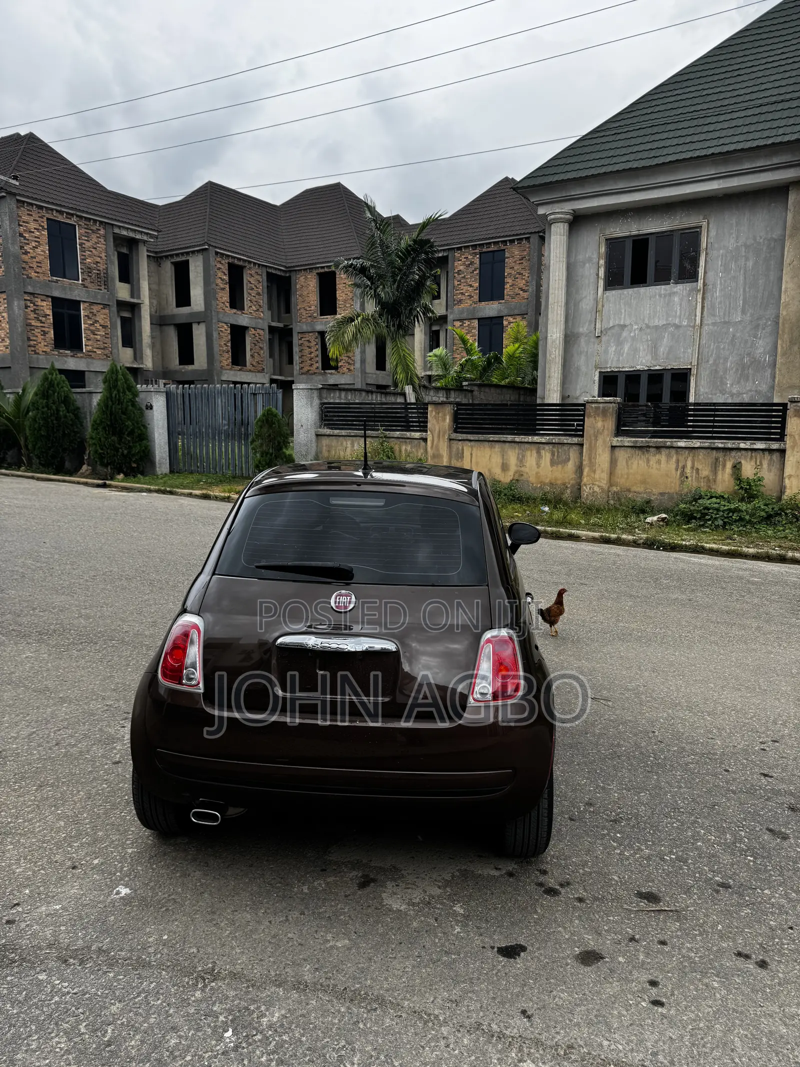 Fiat 500 t 2013 Brown