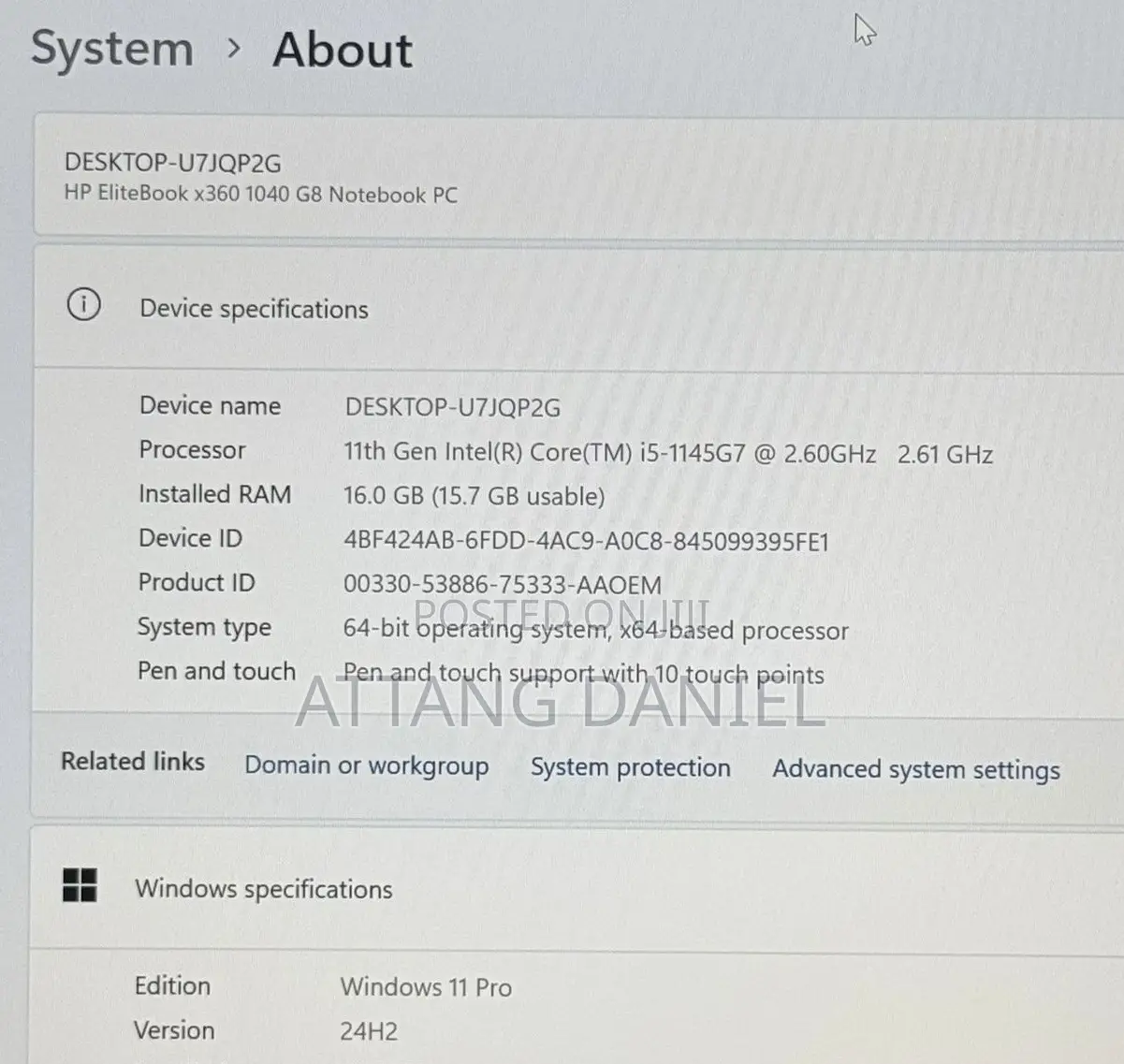 Laptop HP EliteBook 1040 G8 16GB Intel Core i5 SSD 512GB
