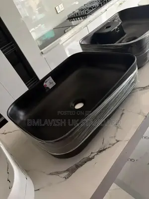 Matt Black Top Wash Hand Basin