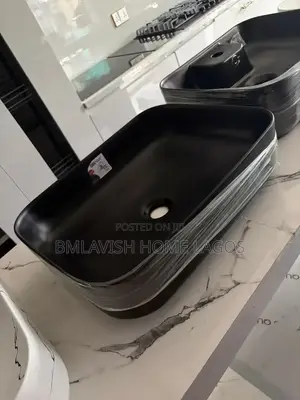 Matt Black Top Wash Hand Basin