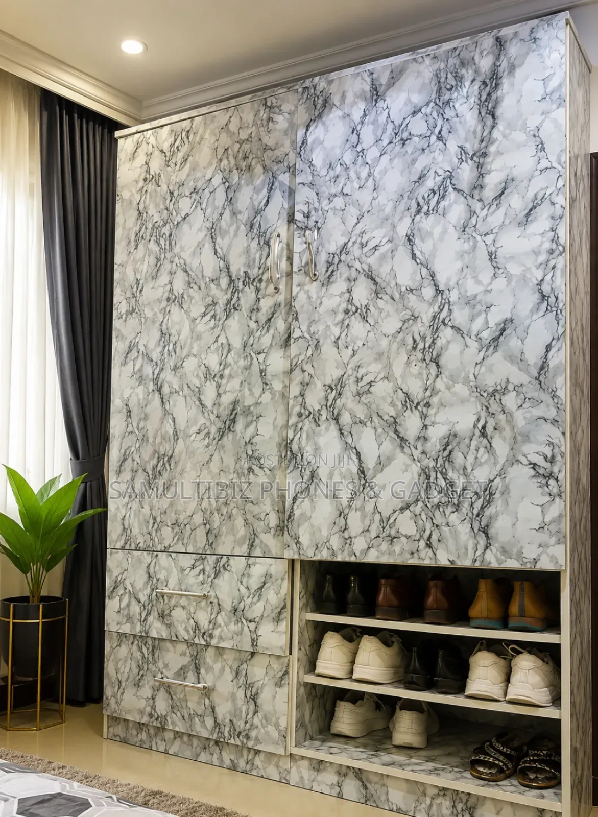 Premium Marble Wardrobe