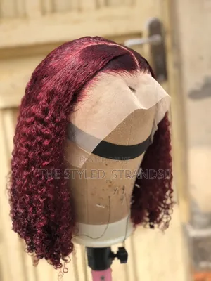Pixie Curls Wig (Wine Colour)