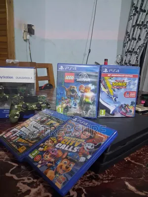 Neat Ps4 Pro 1tb Bundle -2 Camo Controller +4 Disk