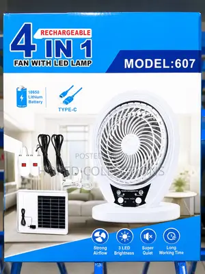4 in 1 Solar Fan
