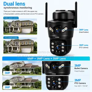 4g Solar CCTV Camera 6mp Black Panther