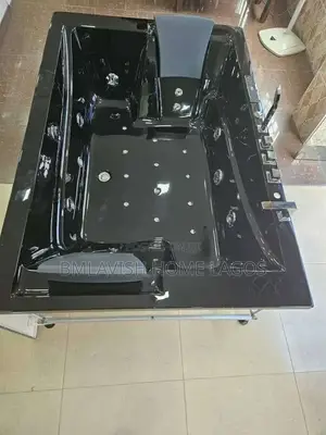 Double Black Jacuzzi With Complete Accessories