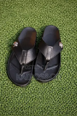 Leather Thong Slide