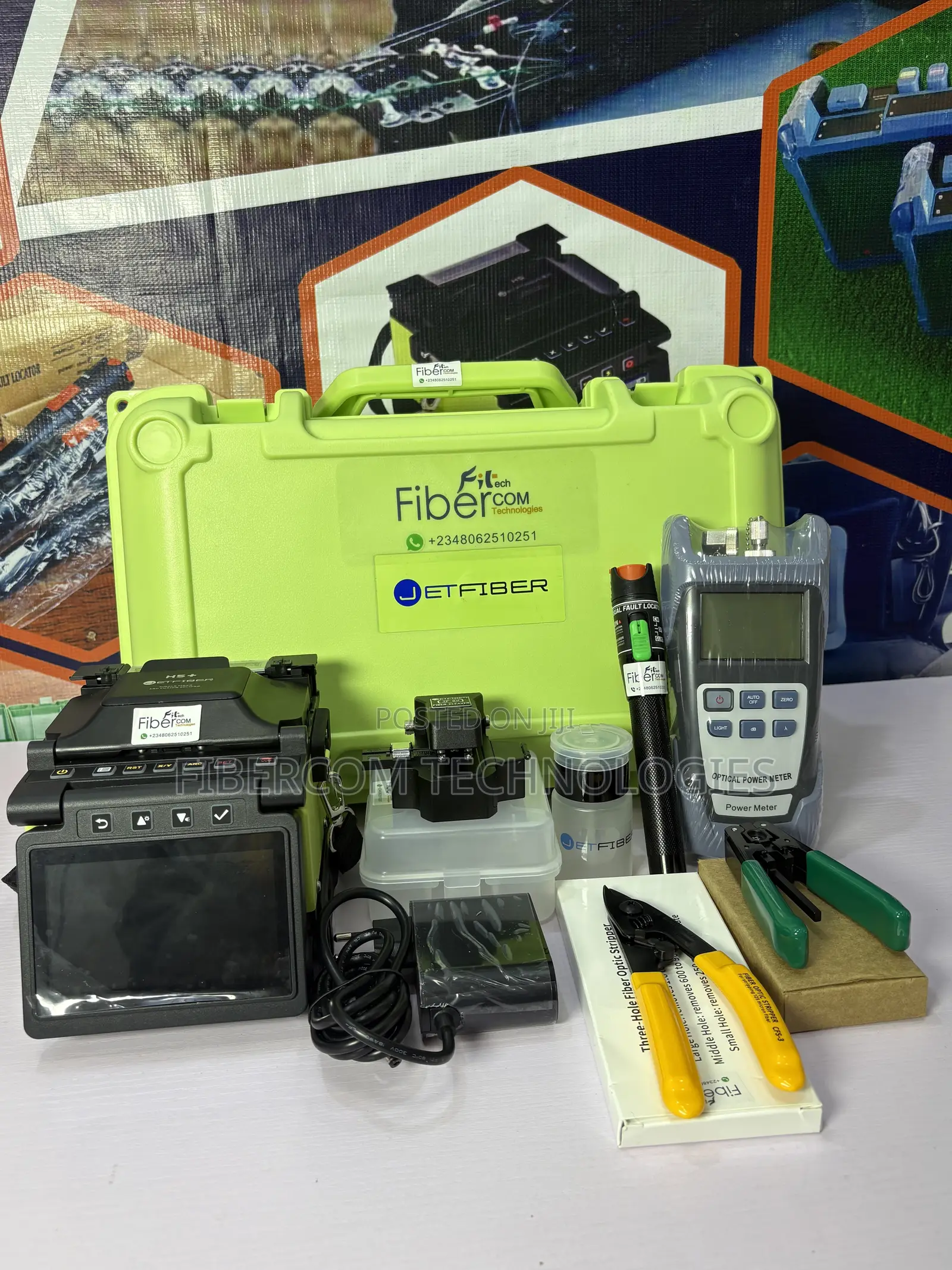 Jetfiber H5+ Fusion Splicing Machine