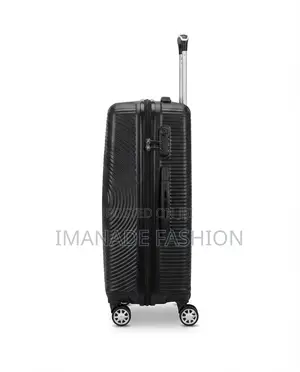 Shell Trolley Luggage – Black (Medium)