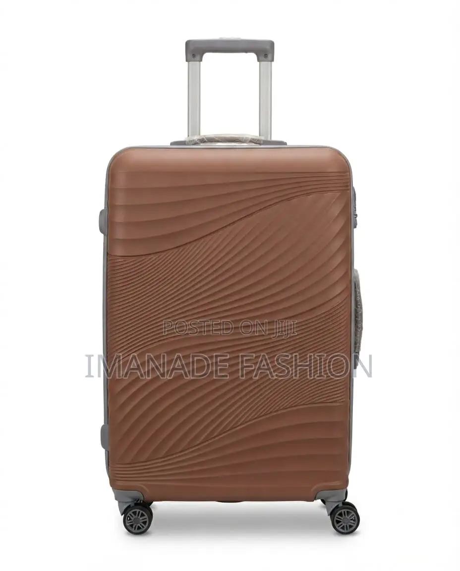 Shell Trolley Luggage – Black (Medium)
