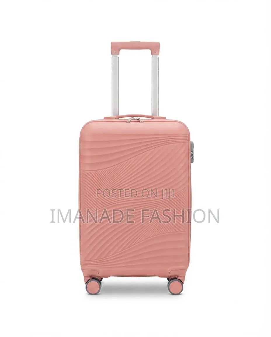 Shell Trolley Luggage – Black (Medium)