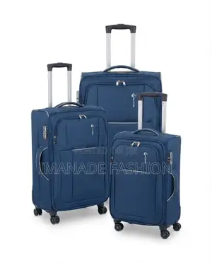 Quilted Polyester Trolley Luggage