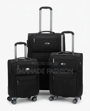 Quilted Polyester Trolley Luggage