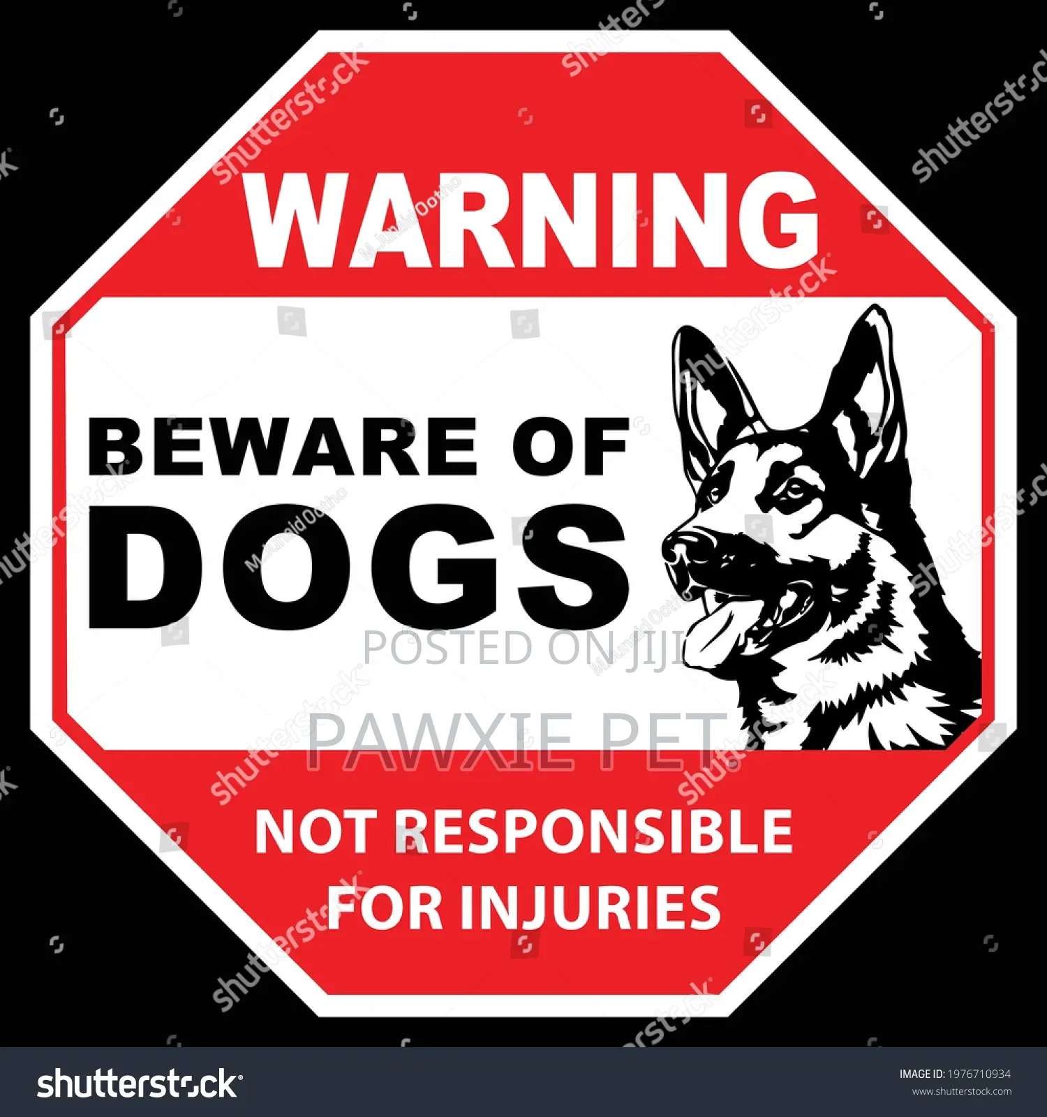 Nunbell Dog Warning Signs