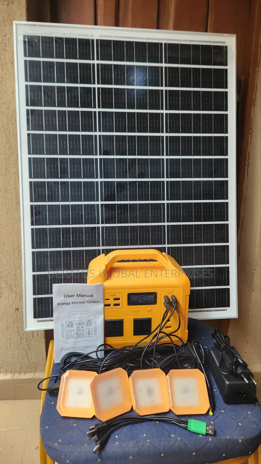 Fibon Power Tank, 500 Watts Solar Generator