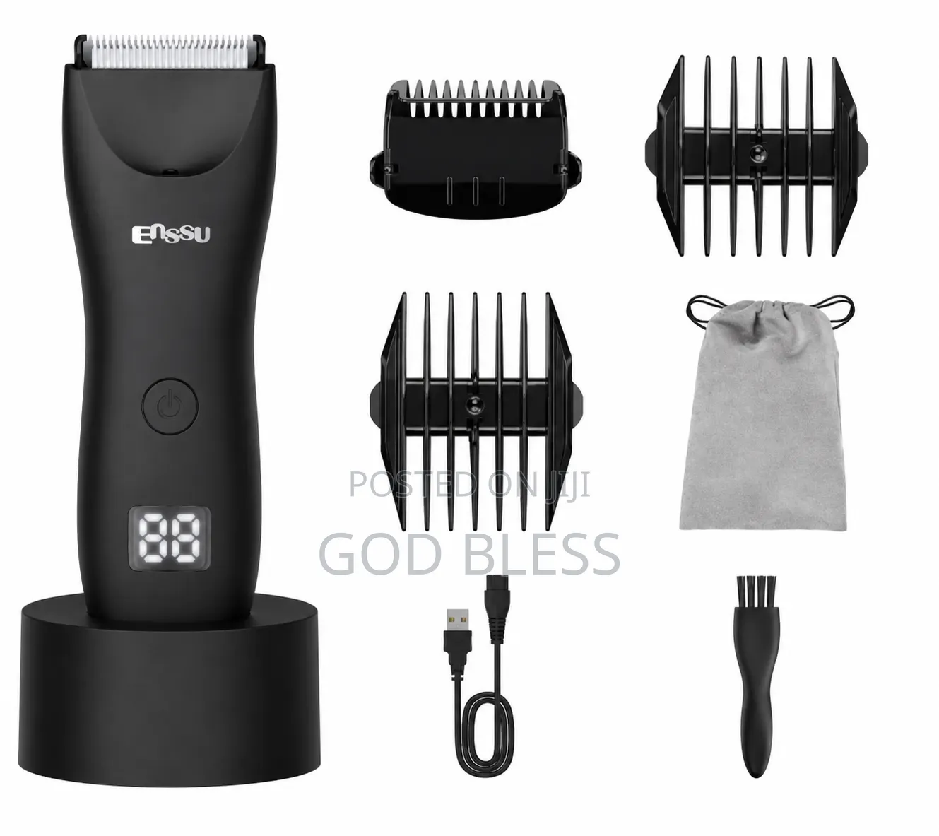 Professional Rechargeable Hair Clipper With Led Display