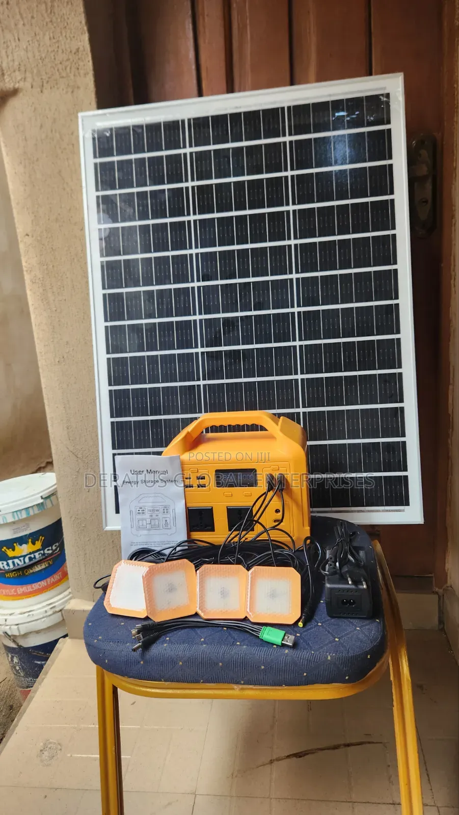 Fibon 500watts 30ah Solar Generator With 100watts Panel