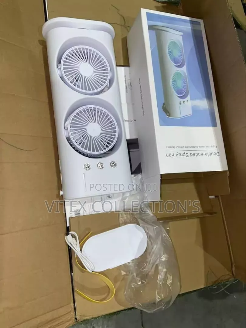 Double Headed Rechargeable Fan