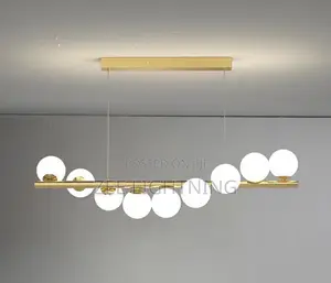 Modern Led Dinner Chandelier (By 9 Glasses )
